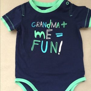 Grandma and Me onesie 9 months
